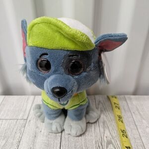 Ty Rocky Blue and Green Stuffed Animal
